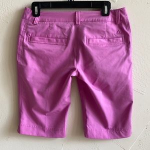 Pink Adidas golf shorts